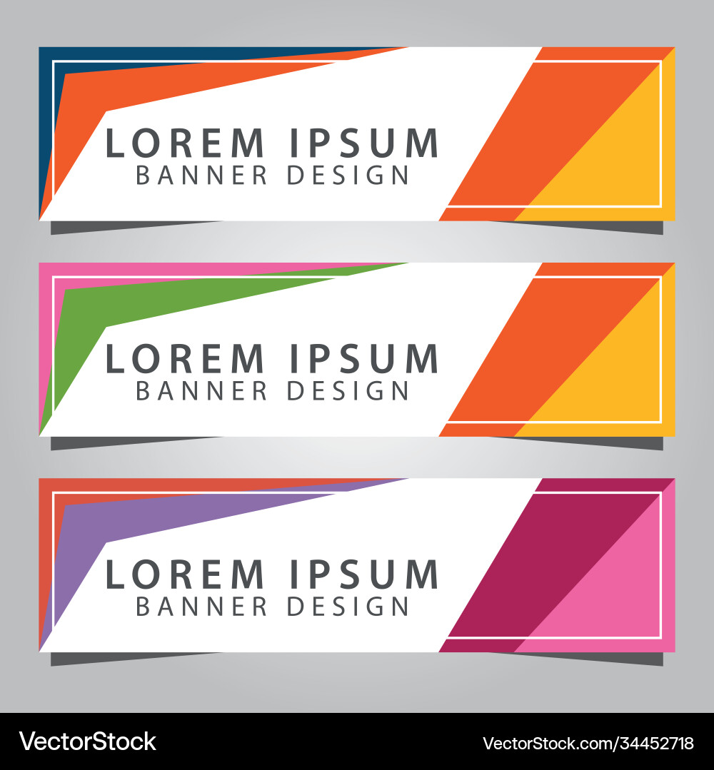 Modern template design for web Vector Image