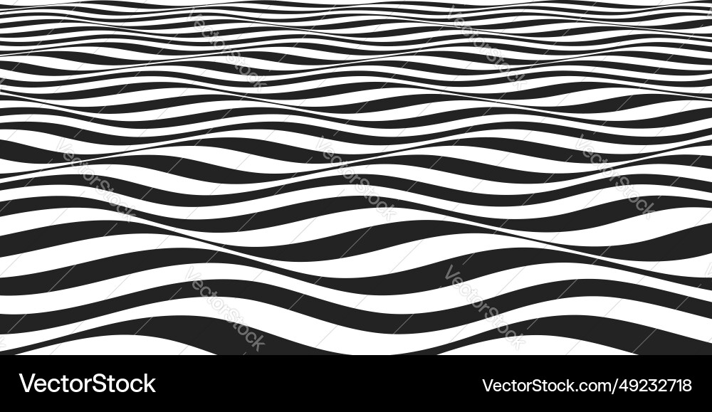 Optical wavy pattern background with abstract Optical wavy pattern background with abstract vector image