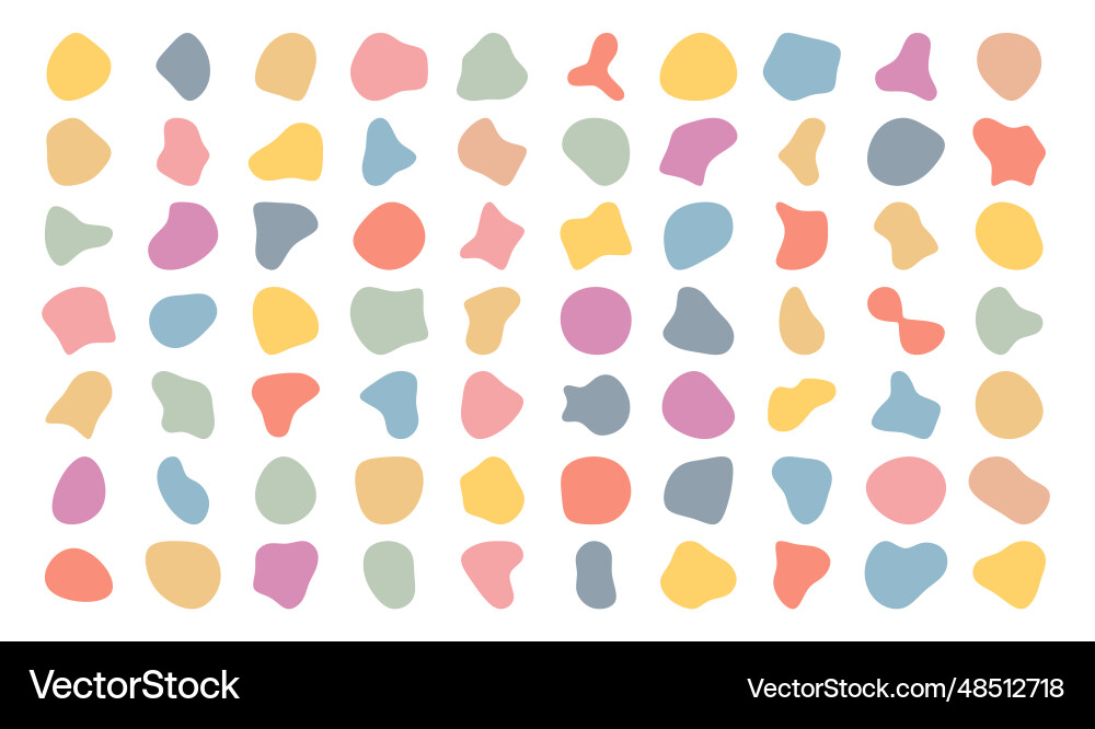 Organic Liquid Shapes vector image