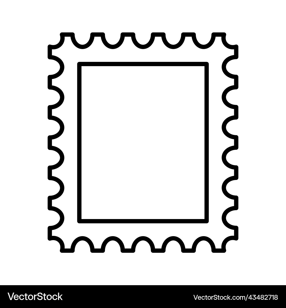 postage-stamp-border-template-royalty-free-vector-image for Free Printable Postage Stamp Template Postage Stamp Border Template Royalty Free Vector Image for Free Printable Postage Stamp Template