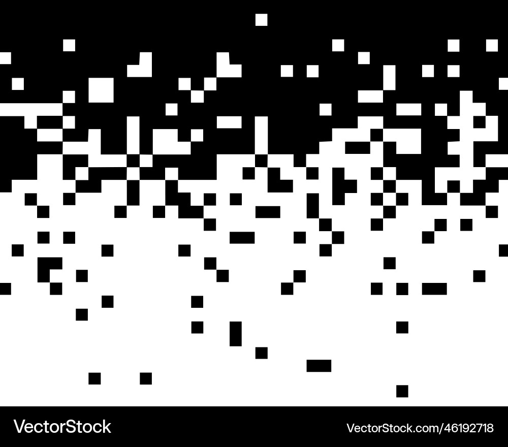 Retro style pixel pattern dotted background vector image