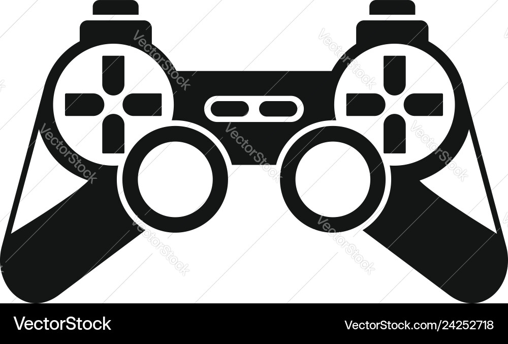 Simple Game Controller Icon vector image