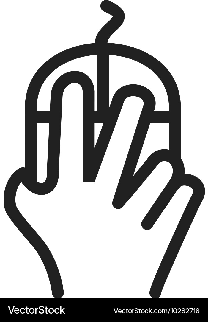 Using mouse Vector Image