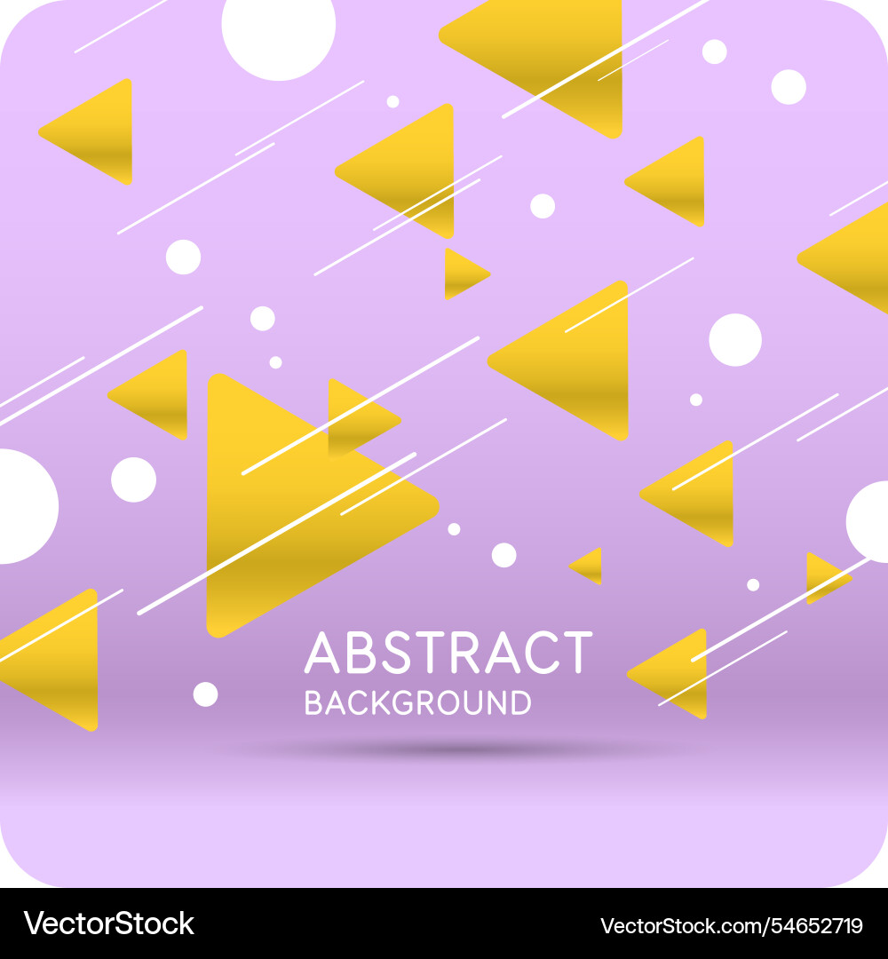 Background with abstract shapes a template vector image