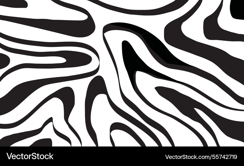 Black lines abstract pattern wave curve background Black lines abstract pattern wave curve background vector image