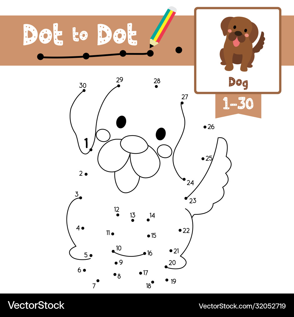 Dot to educational game and coloring book Dot to educational game and coloring book vector image