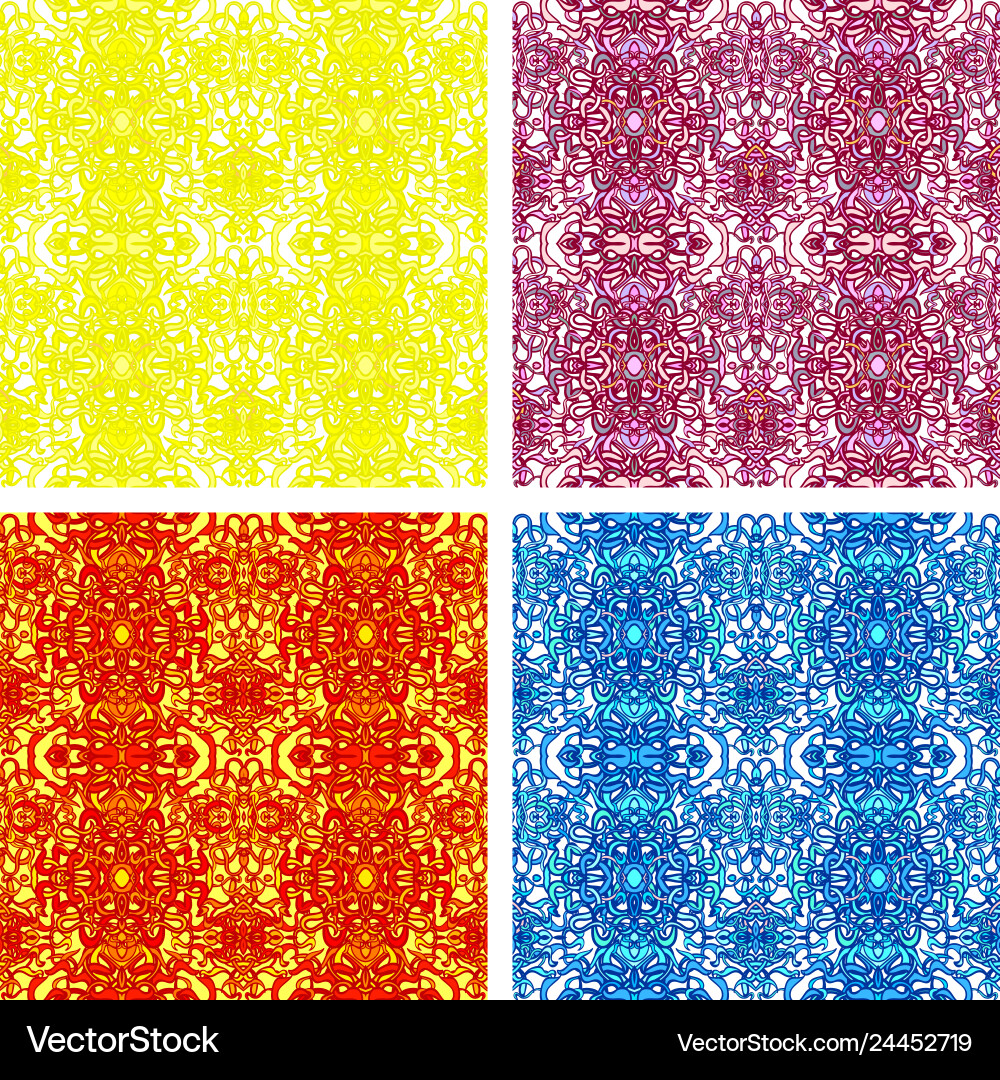 Seamless pattern with colorful abstract shape Seamless pattern with colorful abstract shape vector image