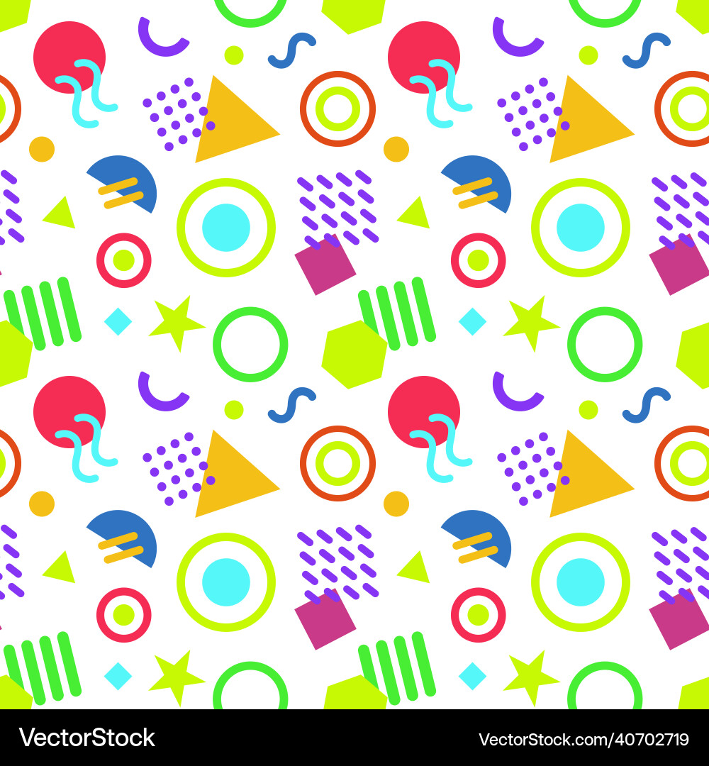 Seamless pattern with vibrant color and simple Seamless pattern with vibrant color and simple vector image