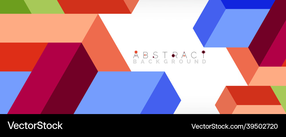 Abstract background 3d cubes cubic elements Abstract background 3d cubes cubic elements vector image
