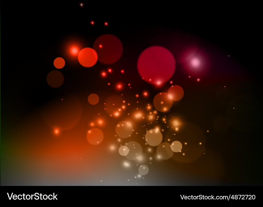 Abstract bokeh light background Vector Image