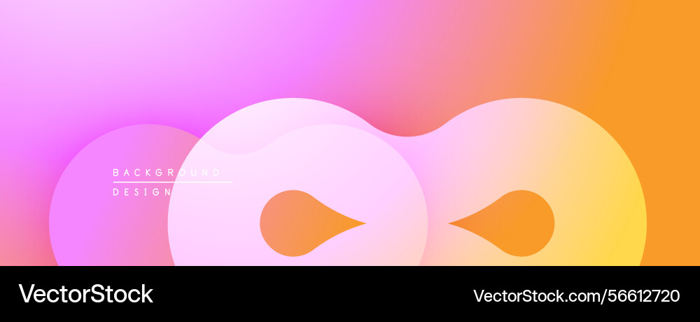 Abstract gradient background soft shapes overlap Abstract gradient background soft shapes overlap vector image