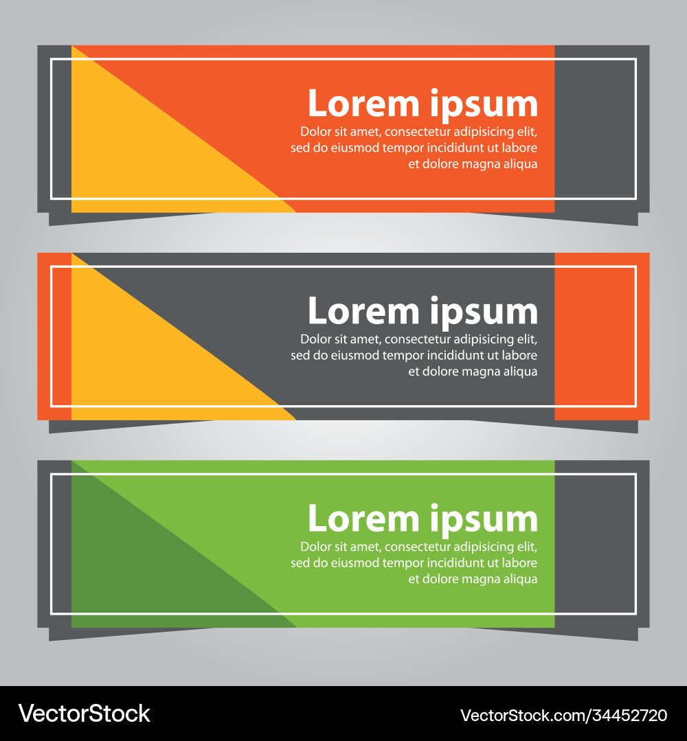 Modern template design for web Vector Image