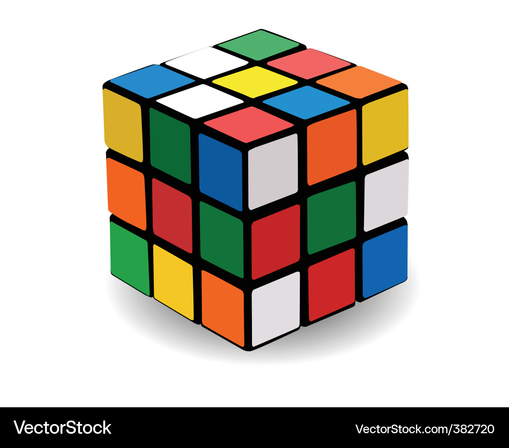 Rubikaposs cube Vector Image