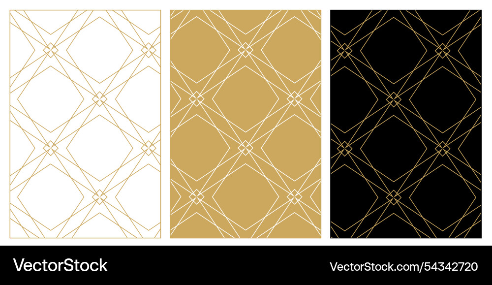 Set of patterns with crosses stripes lines Set of patterns with crosses stripes lines Vector Image