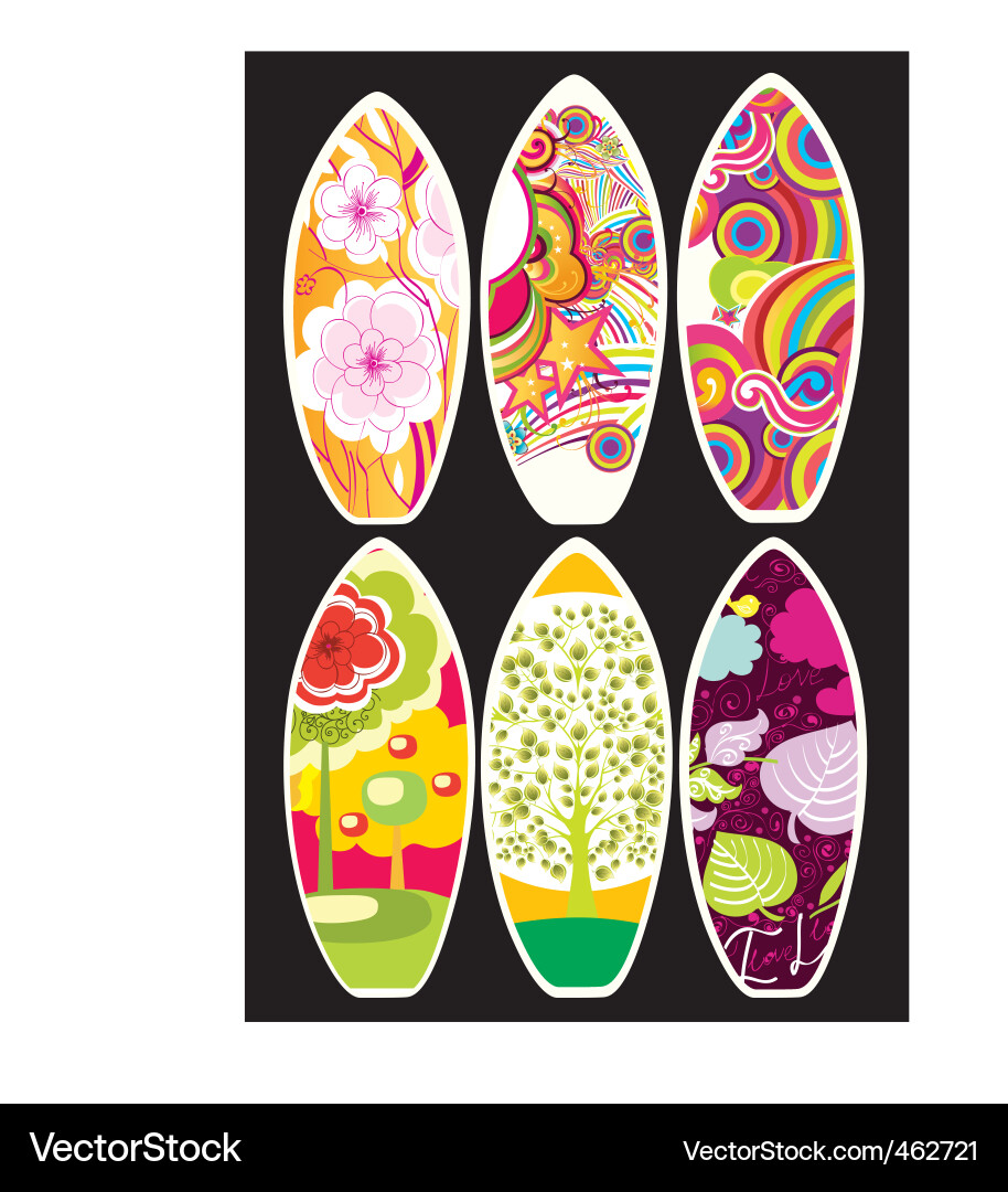 Abstract elements vector image