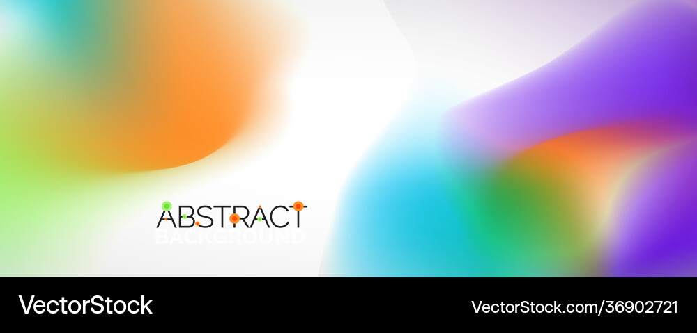 Fluid color gradient abstract background trendy Fluid color gradient abstract background trendy vector image