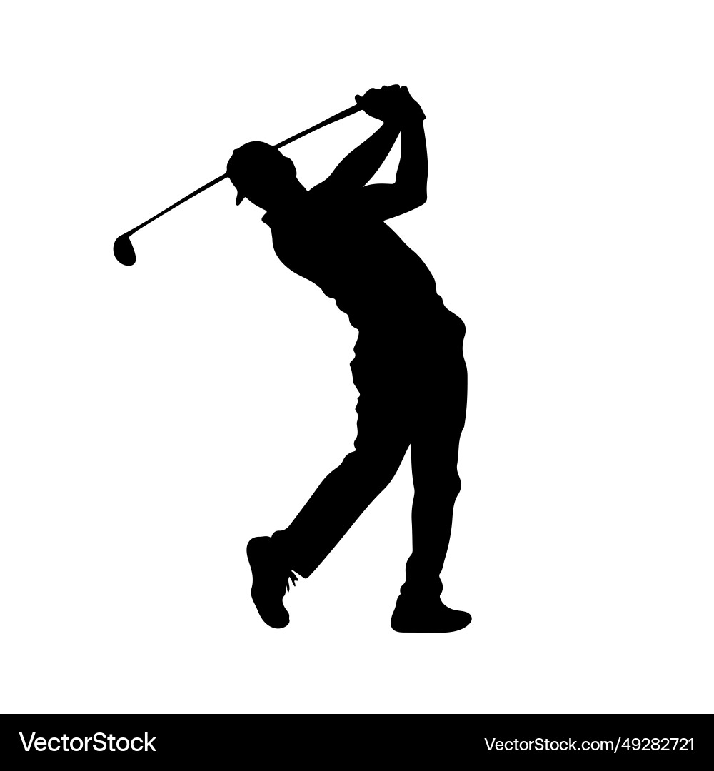 Man in a dynamic and energetic jumping pose Man in a dynamic and energetic jumping pose Vector Image
