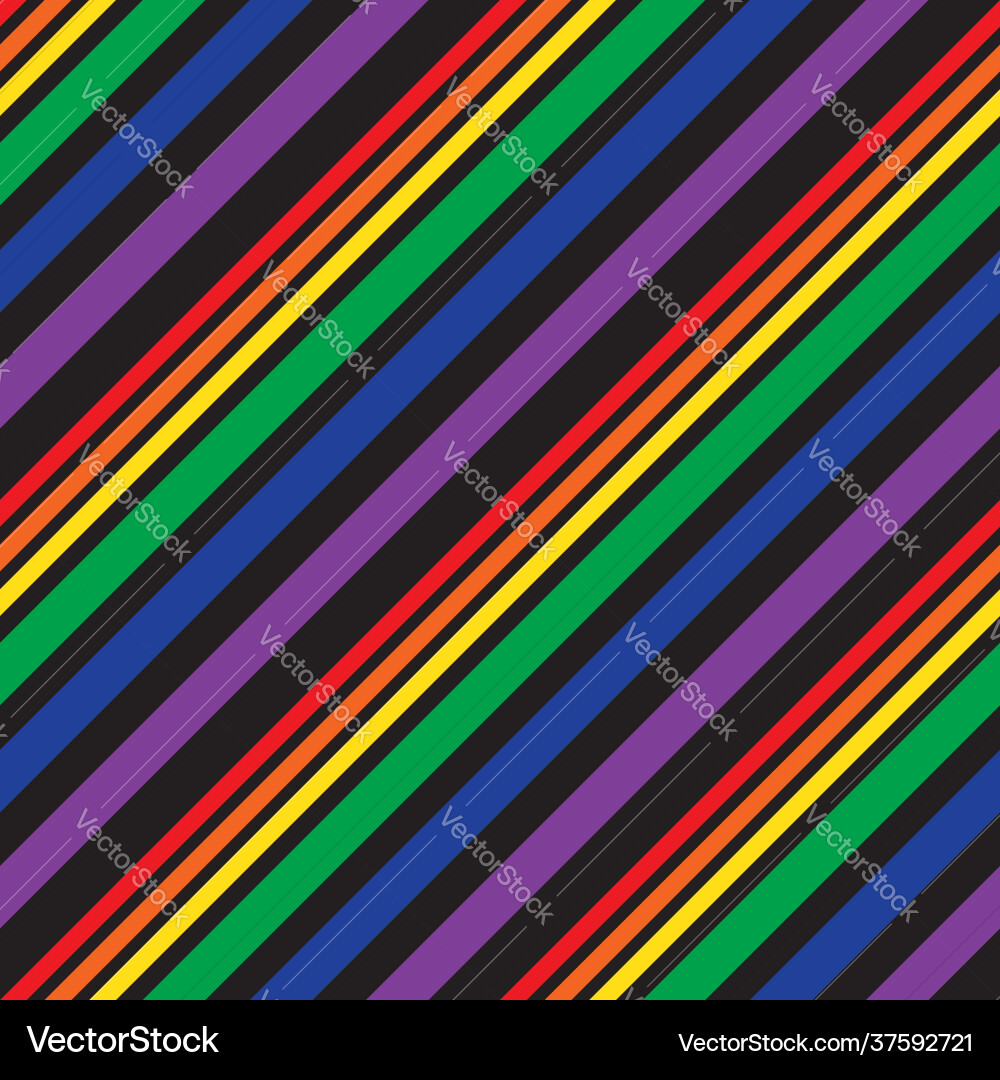 Rainbow stripe seamless pattern background Vector Image