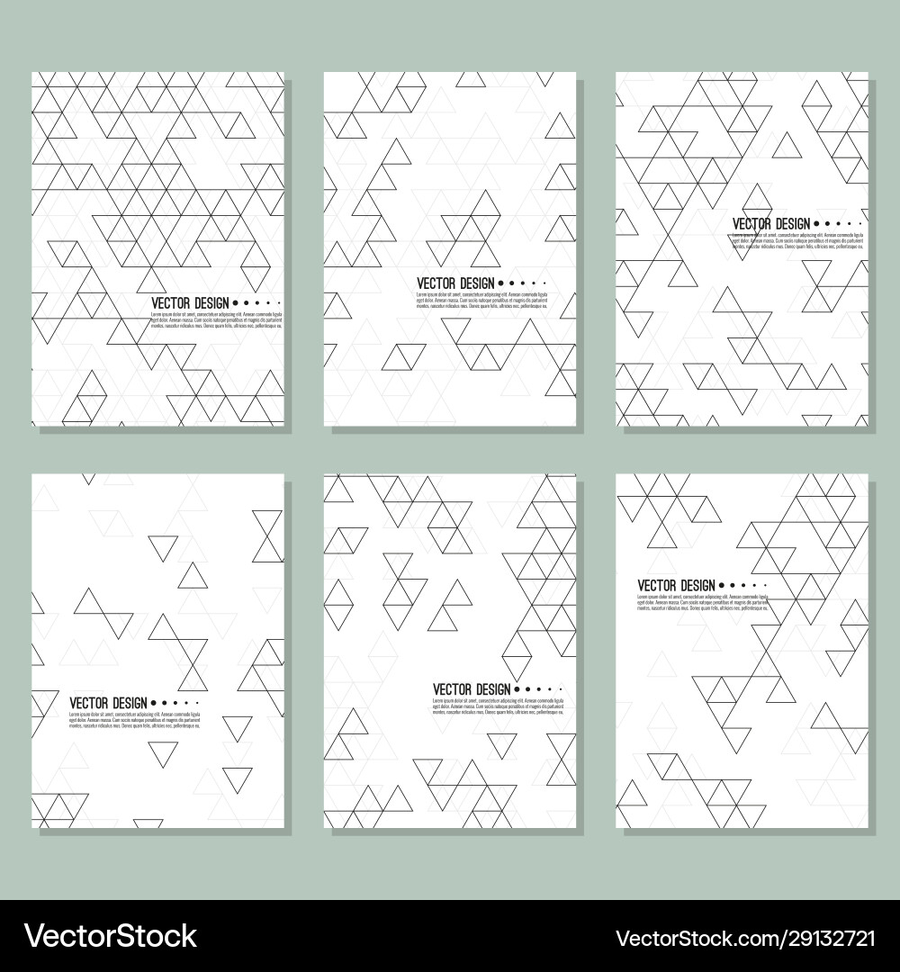 Set abstract background Set abstract background vector image