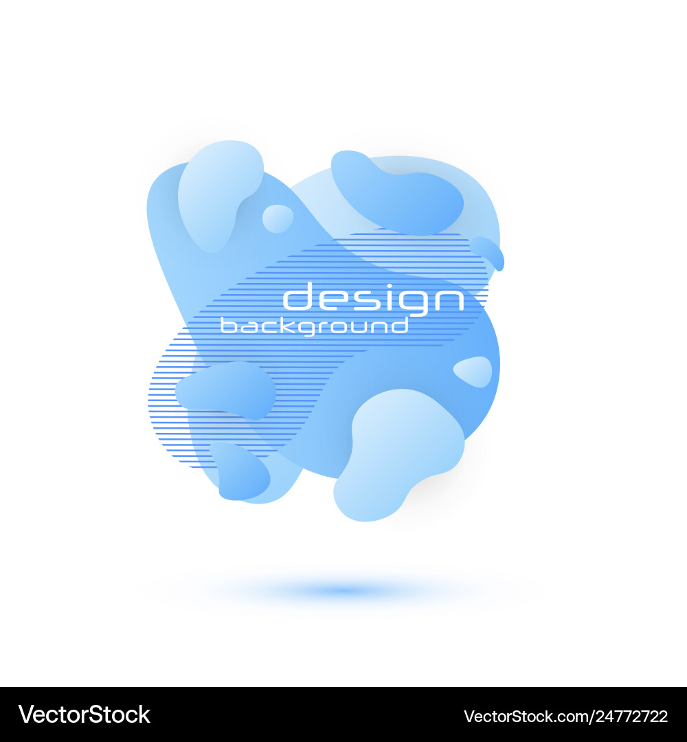 Dynamic fluid design Dynamic fluid design vector image
