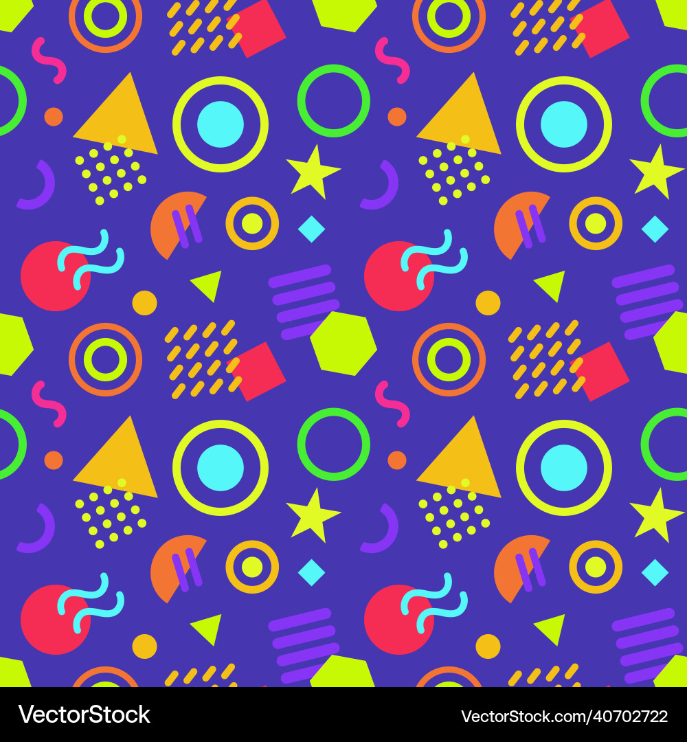 Seamless pattern with vibrant color and simple Seamless pattern with vibrant color and simple vector image