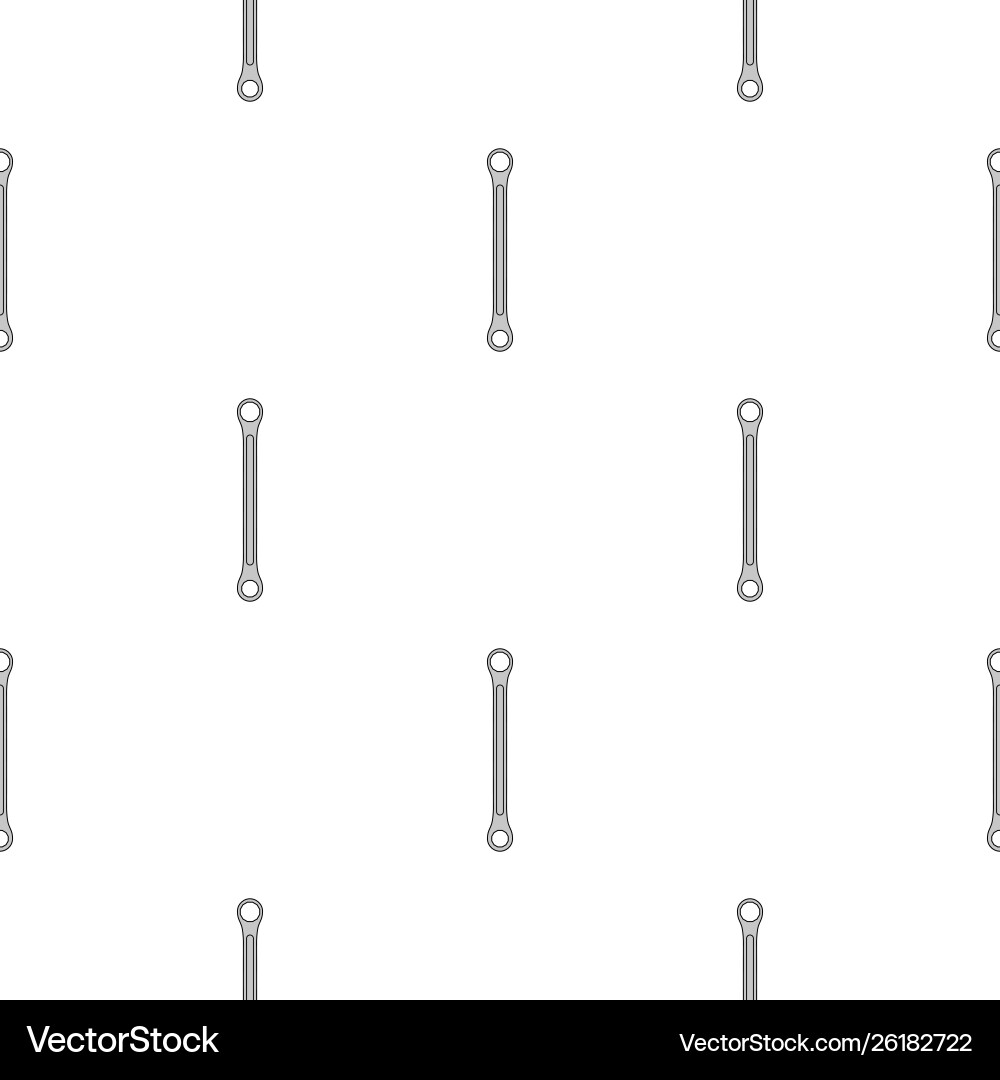 Seamless pattern with wrench icon spanner key Seamless pattern with wrench icon spanner key vector image