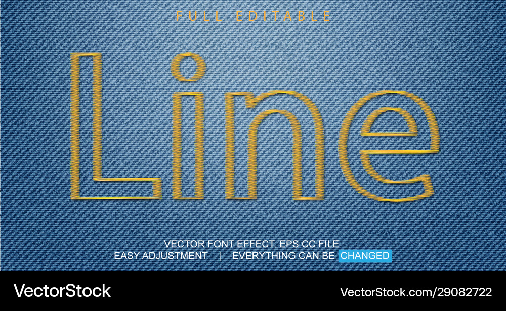 Text font effect editable template with style Text font effect editable template with style vector image