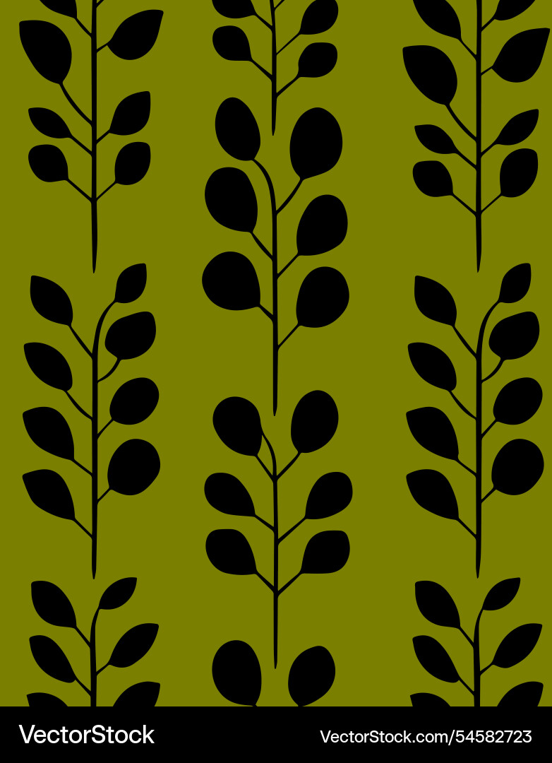 Botanical pattern Vector Image