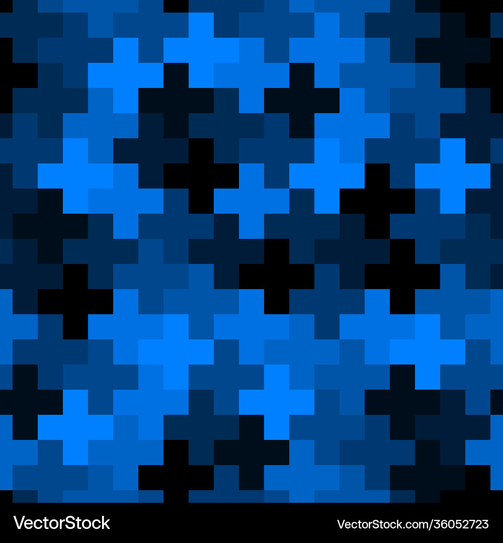 Cross shapes columns seamless pattern geometric Vector Image