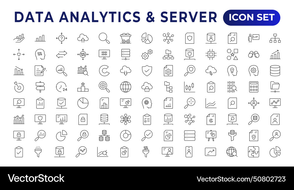 Data analysis statistics analytics - minimal Data analysis statistics analytics - minimal vector image