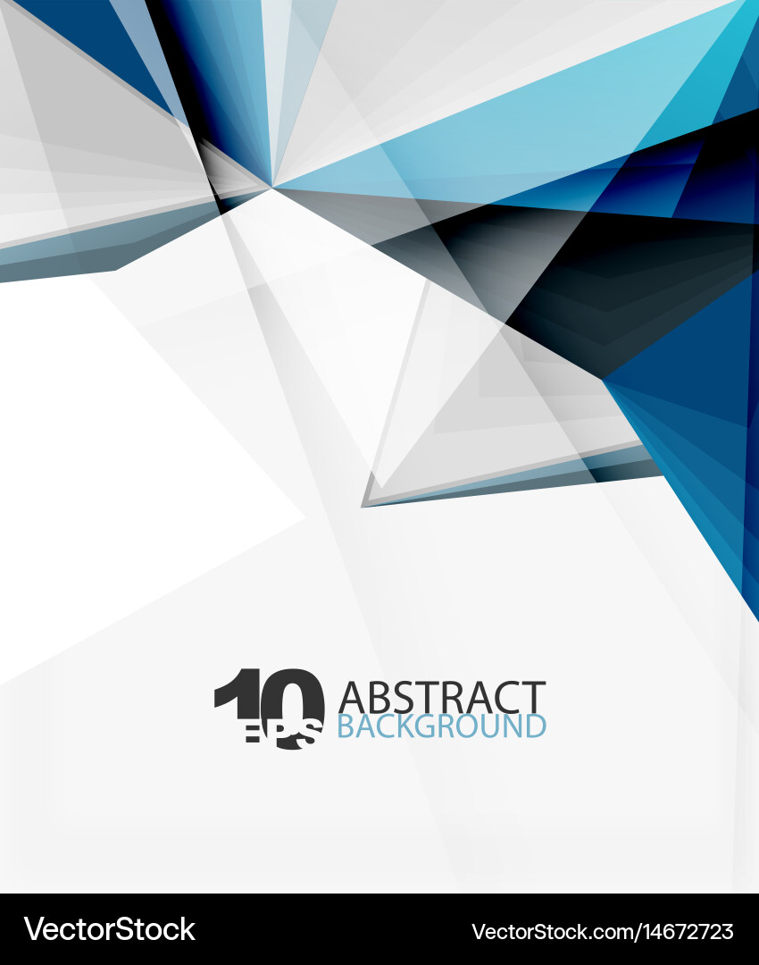 Dynamic Polygonal Abstract Background vector image