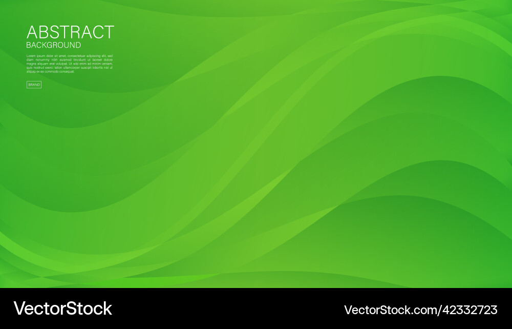 Green wave abstract background pattern Green wave abstract background pattern vector image