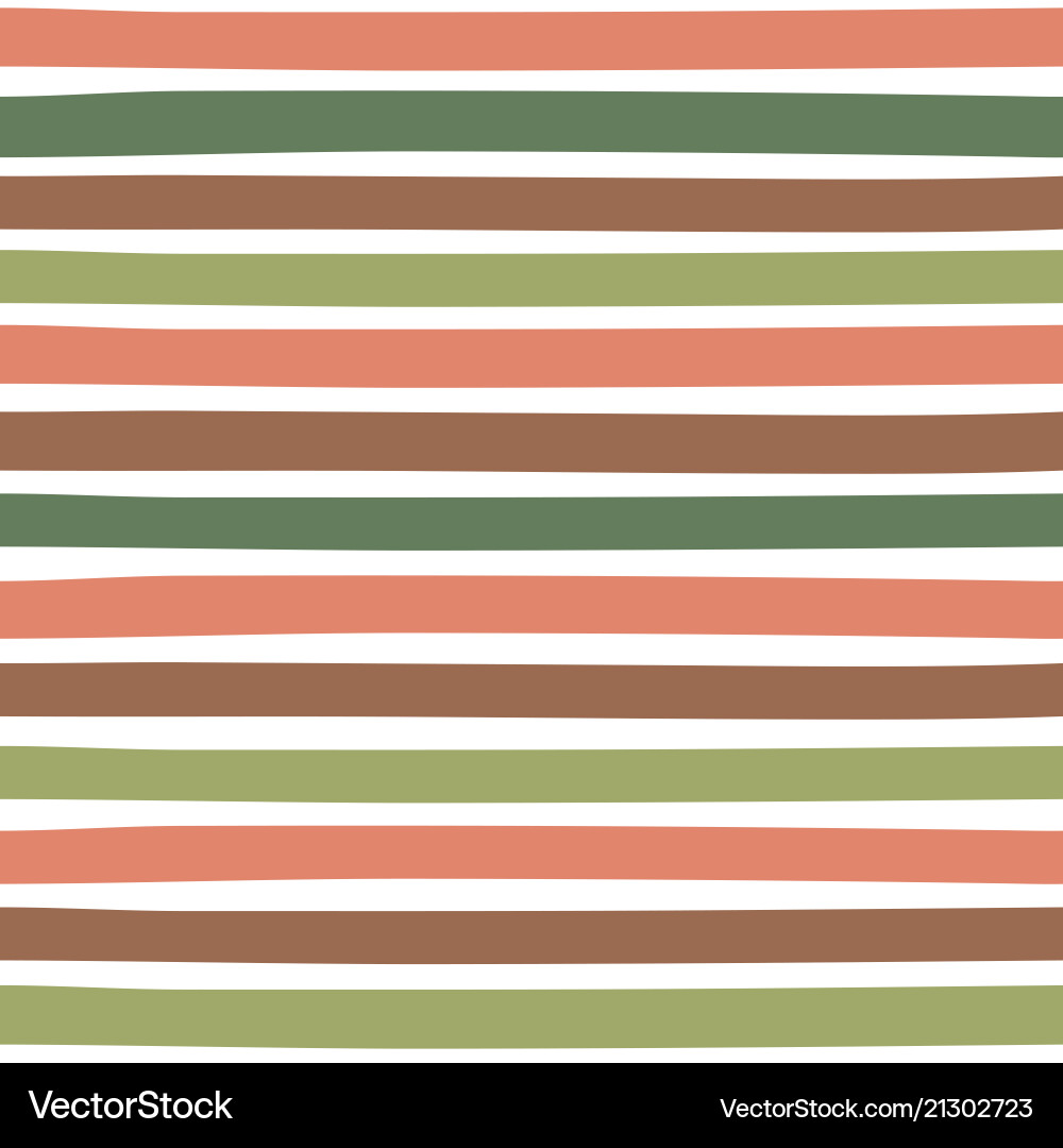 Seamless colorful pattern with horizontal stripes Vector Image