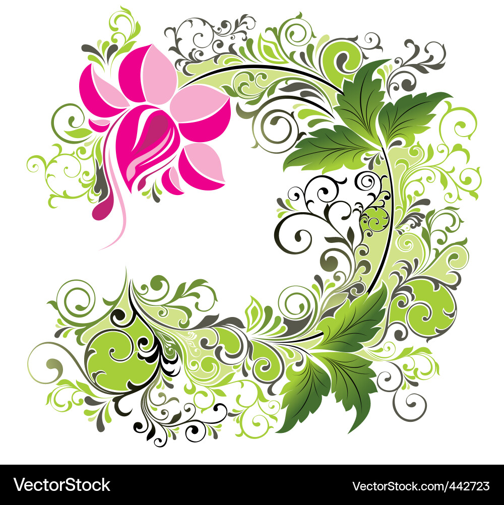 Spring green background Royalty Free Vector Image
