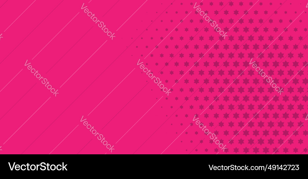 Stars shape two color abstract background Vector Image
