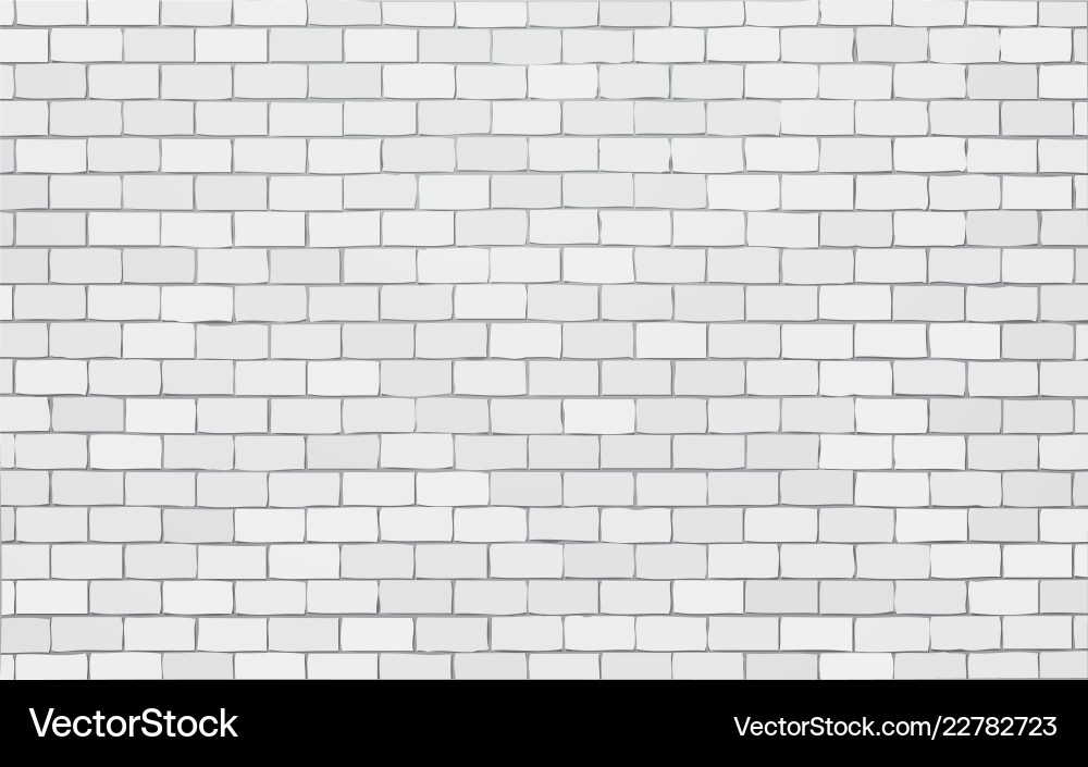 White Brick Wall Texture Royalty Free Vector Image