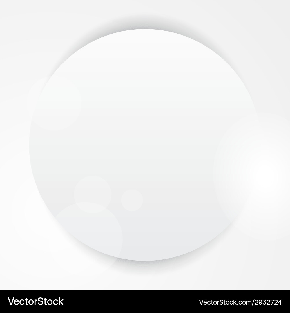 Abstract circles template web design Vector Image