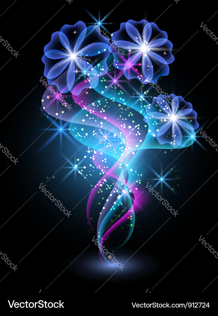 Celestial Sparkle Background Vector Image