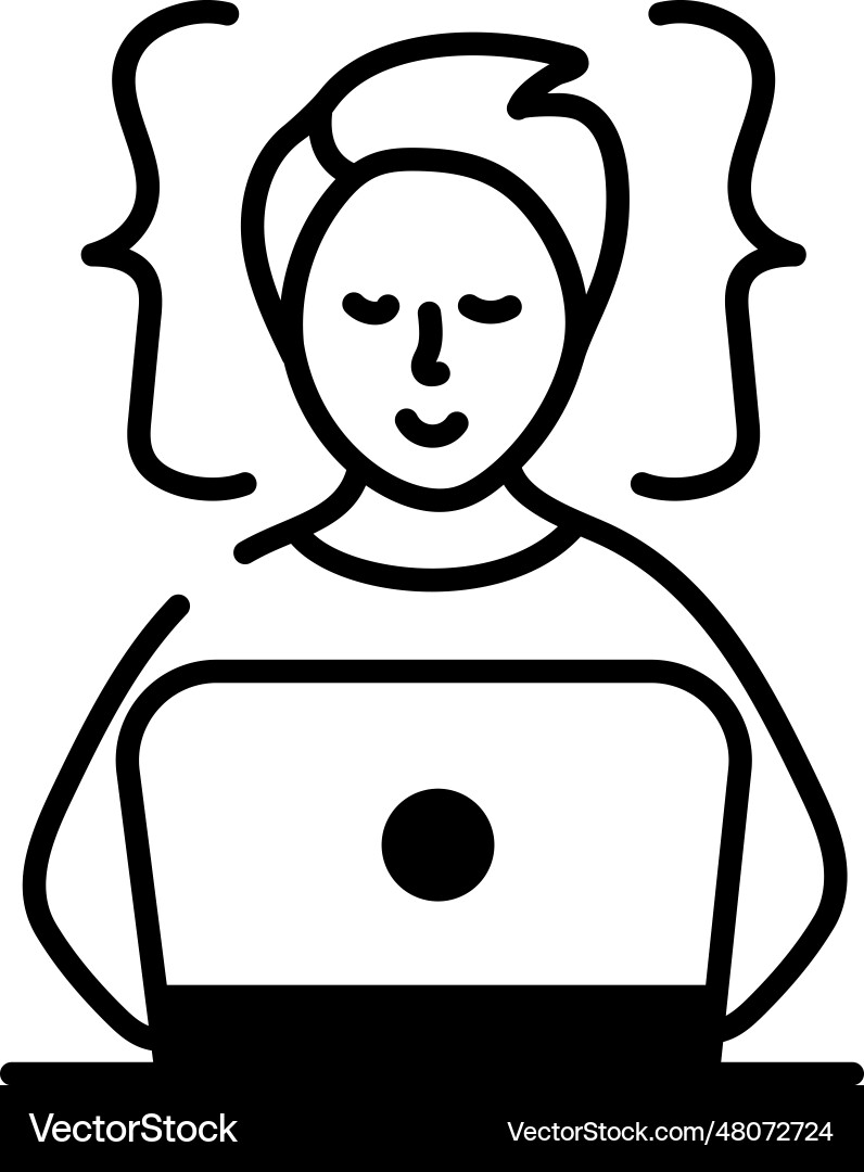 Code developer Vector Image