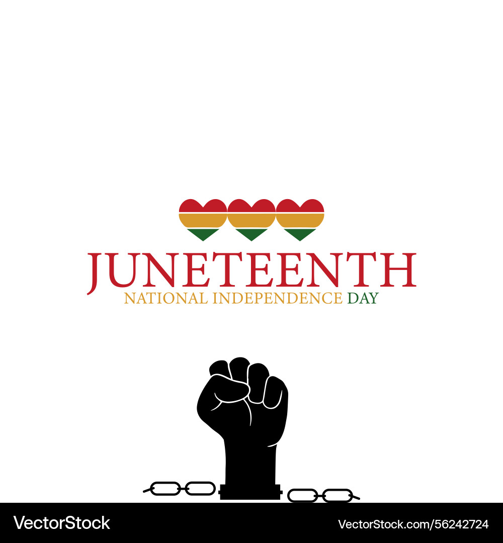 Embracing juneteenth recognizing the significance Embracing juneteenth recognizing the significance Vector Image