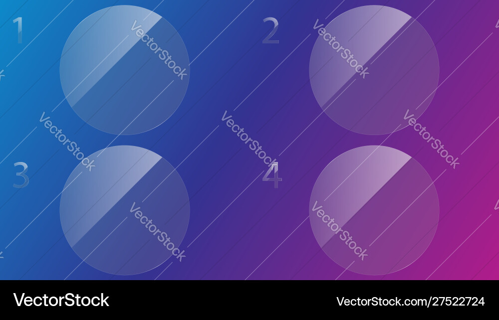 Empty template four paragraphs design Empty template four paragraphs design vector image