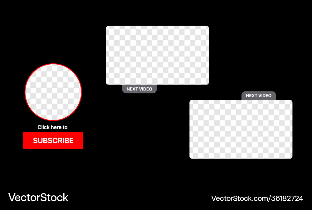 Next video clean wireframe for your vlog Next video clean wireframe for your vlog vector image