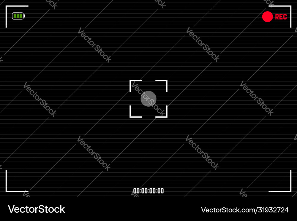 Rec Hintergrund mit isolierten Scanlinien Rec Hintergrund mit isolierten Scanlinien vektorbild