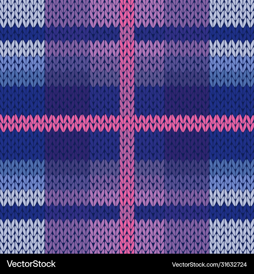 Seamless knitted pattern in various colors Seamless knitted pattern in various colors vector image