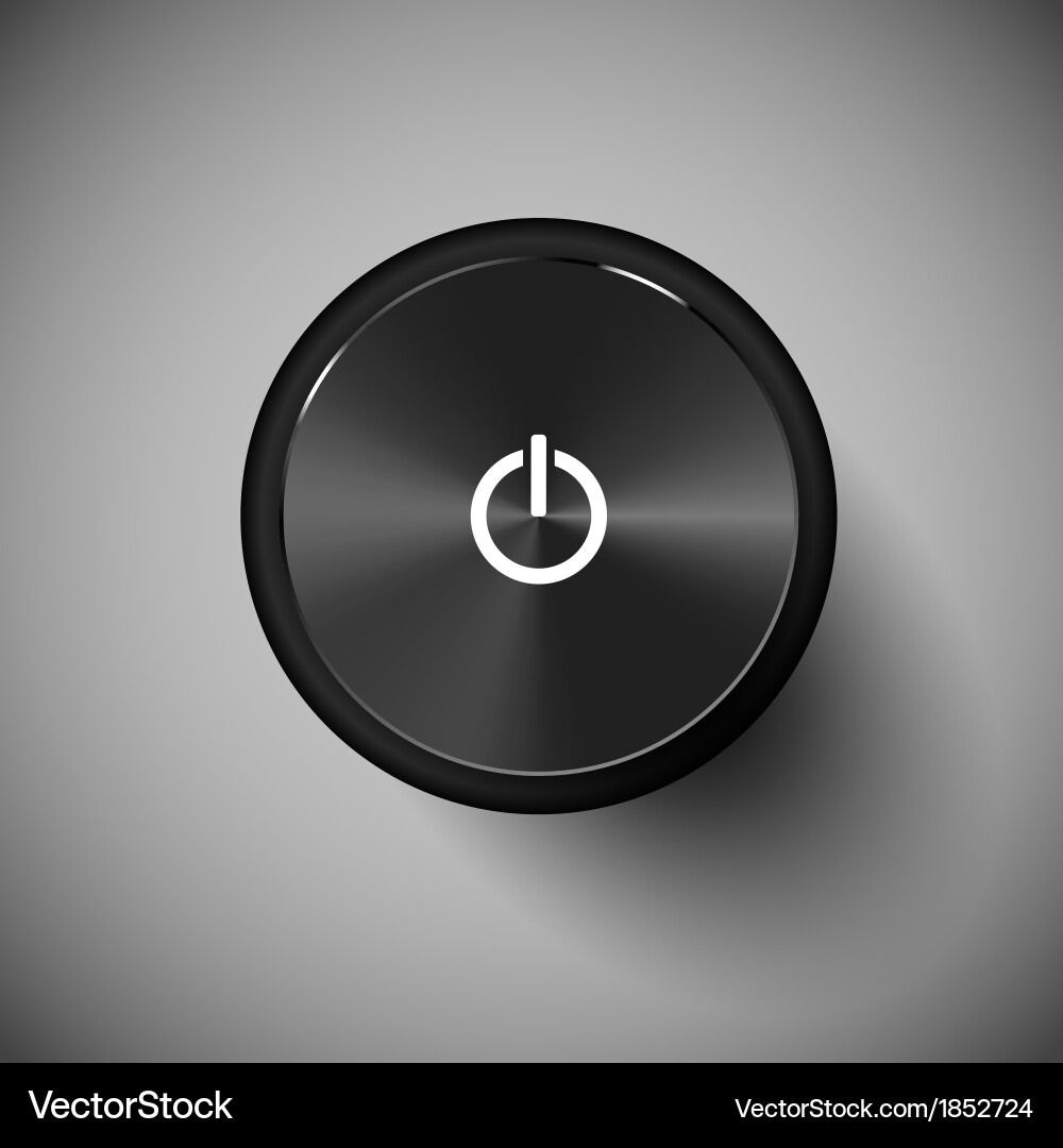 Set of media control buttons vector image