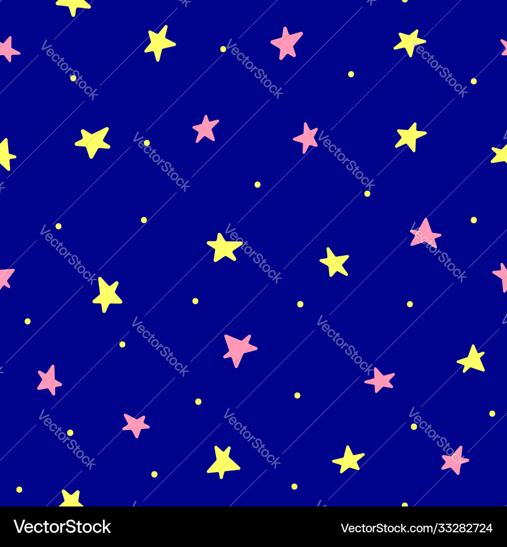 Simple seamless pattern with scattered small Simple seamless pattern with scattered small vector image