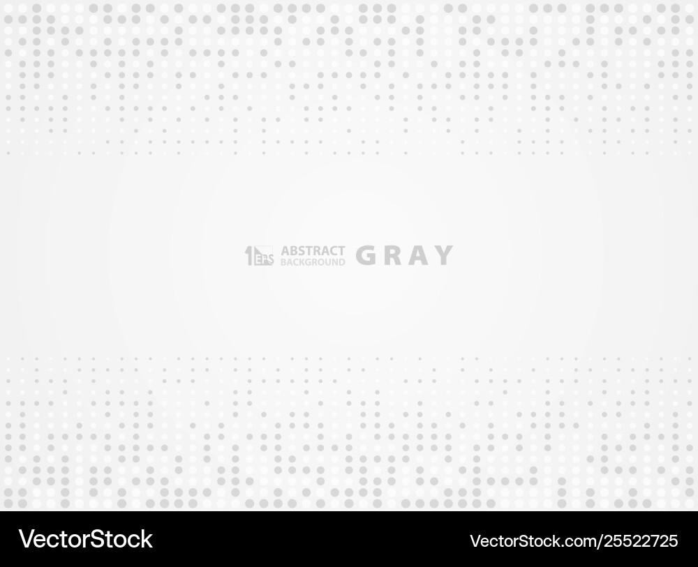 Abstract gray pattern random dot halftone design vector image