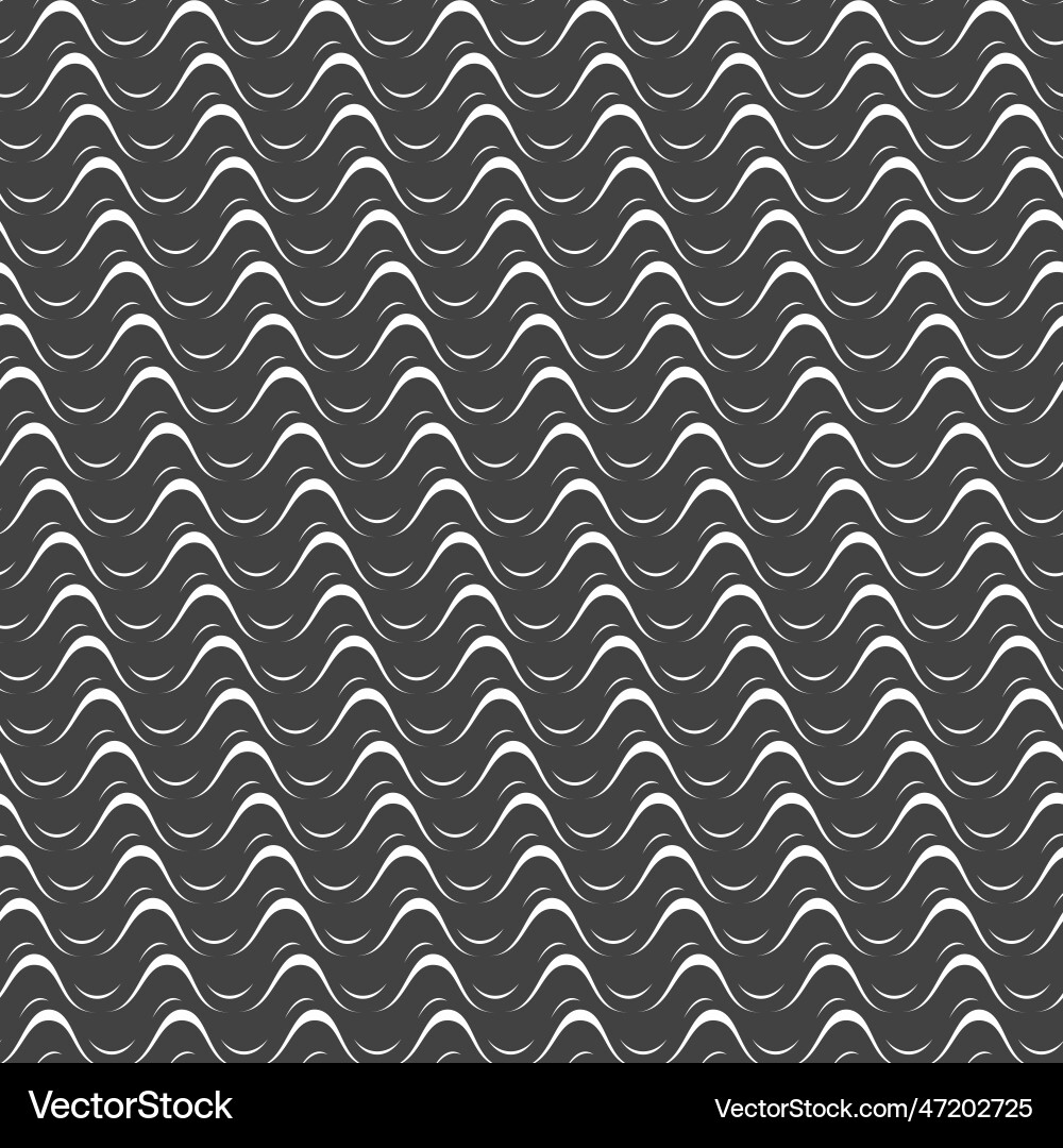Abstract seamless pattern with waves Vector Image