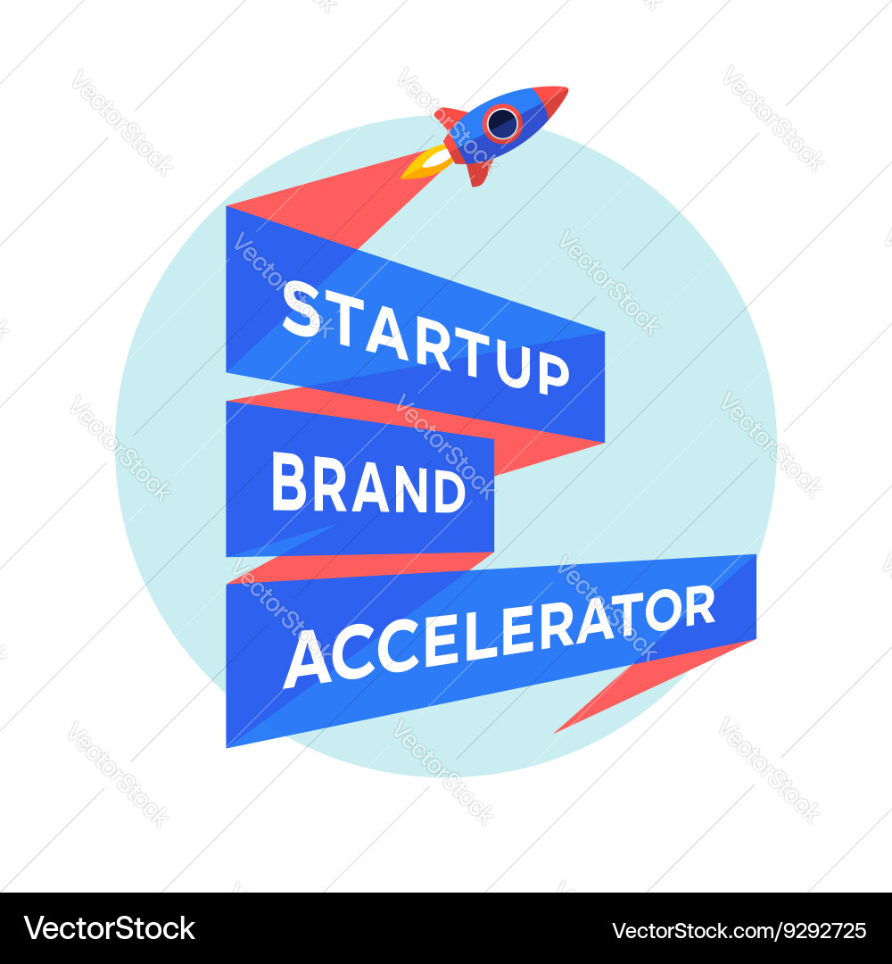 Concept design for start up project vector image