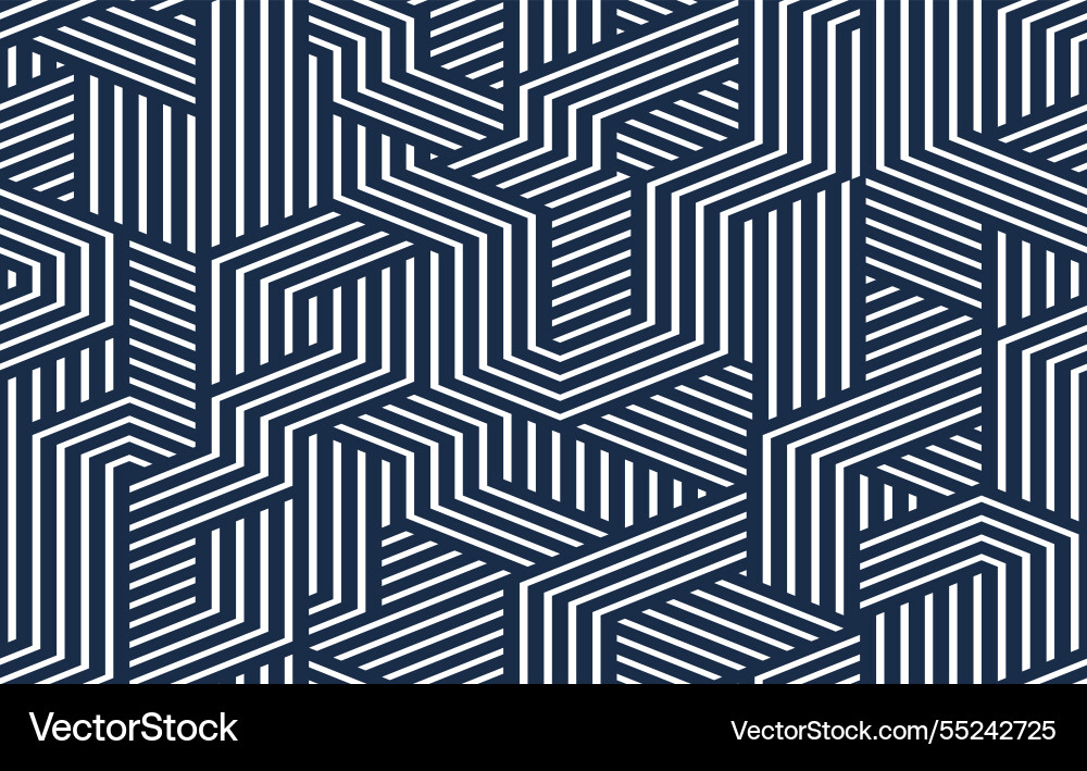 Cubic surreal maze seamless pattern trippy unreal Cubic surreal maze seamless pattern trippy unreal vector image
